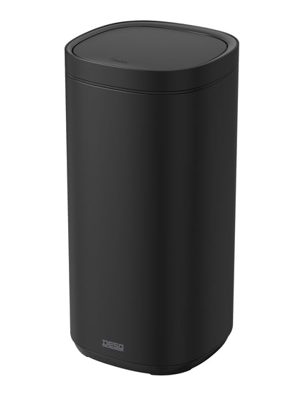 Desq -  Afvalbak  touch 50 liter rvs zwart