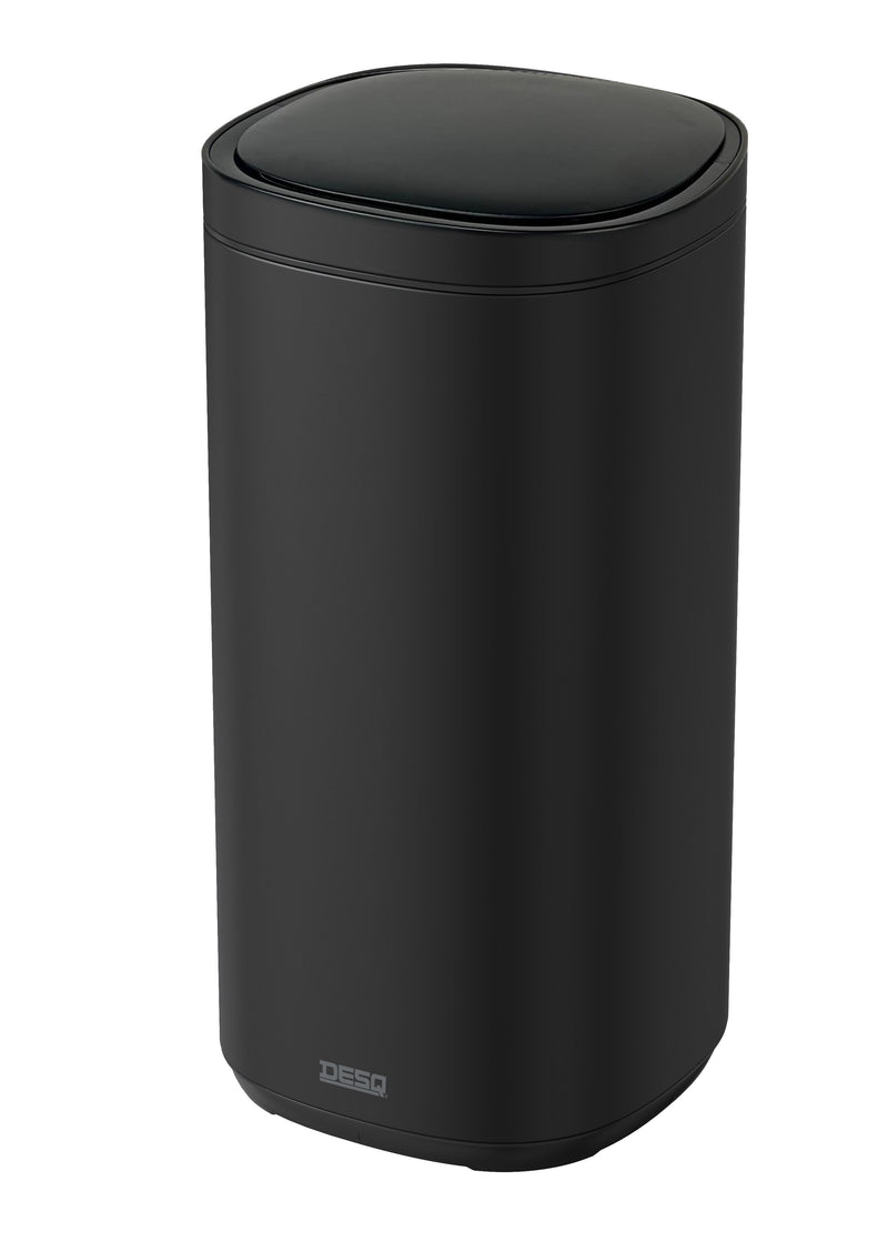 Desq -  Afvalbak  sensor 50 liter rvs zwart