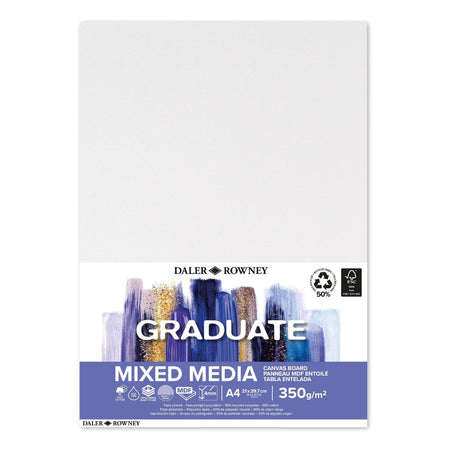 Daler-Rowney -  Canvasboard daler rowney graduate a4 wit