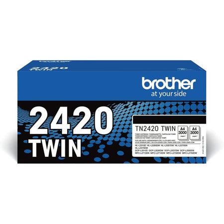 Brother - Toner, 3.000 Seiten, OEM TN-2420TWIN, Schwarz, 2er Pack