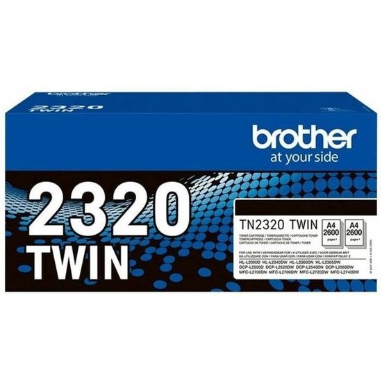 Brother -  Toner  tn-2320twin zwart