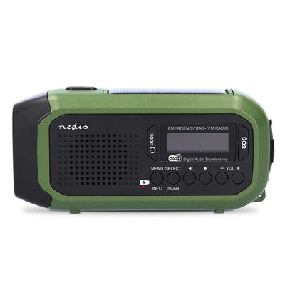 Nedis -  Noodradio  dab+ fm zonnepaneel
