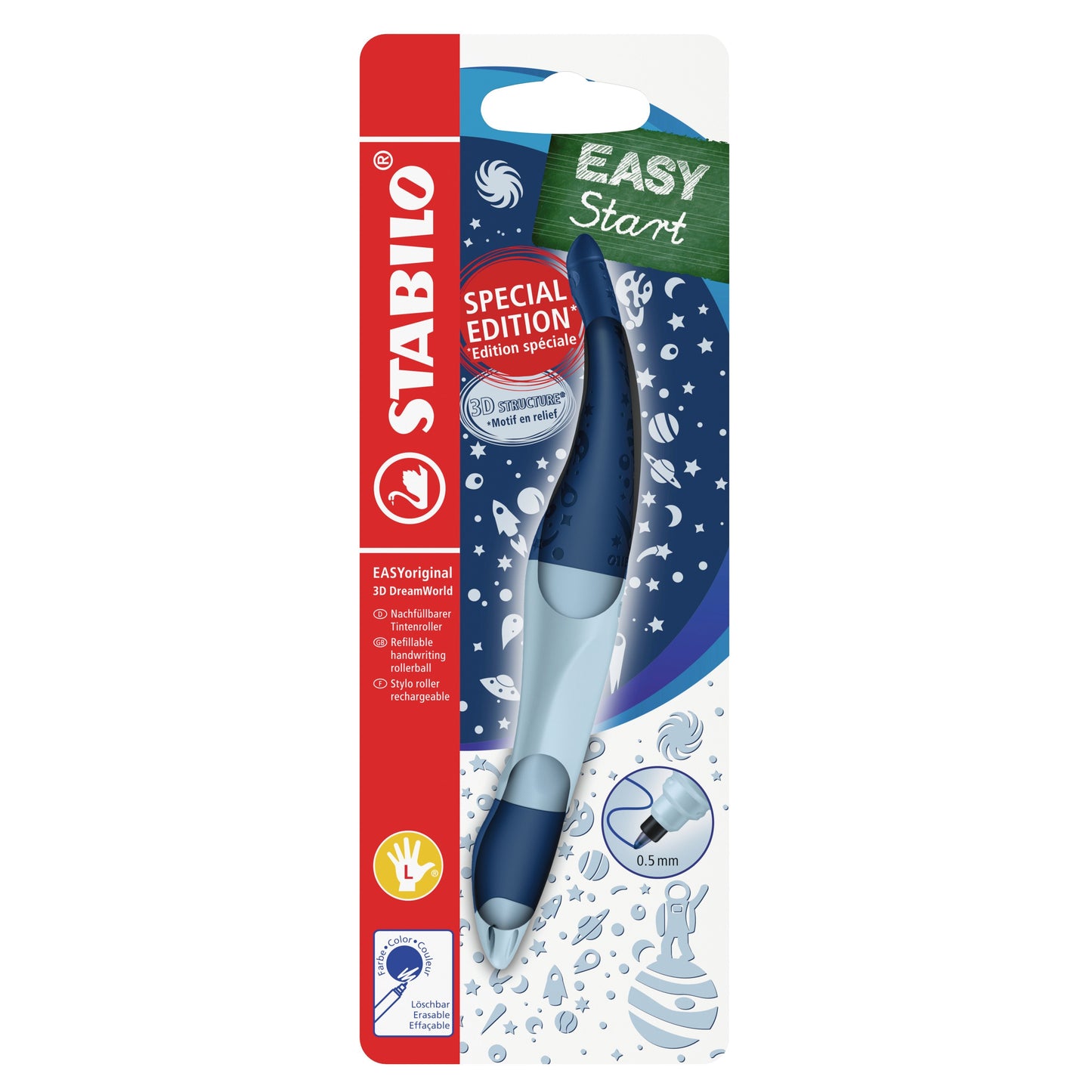 Stabilo -  Rollerpen easyoriginal 3d dreamw lh m bl