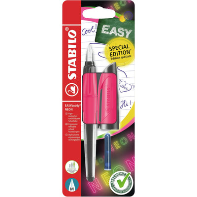 Stabilo -  Vulpen easybuddy m neon roze blister à 1st