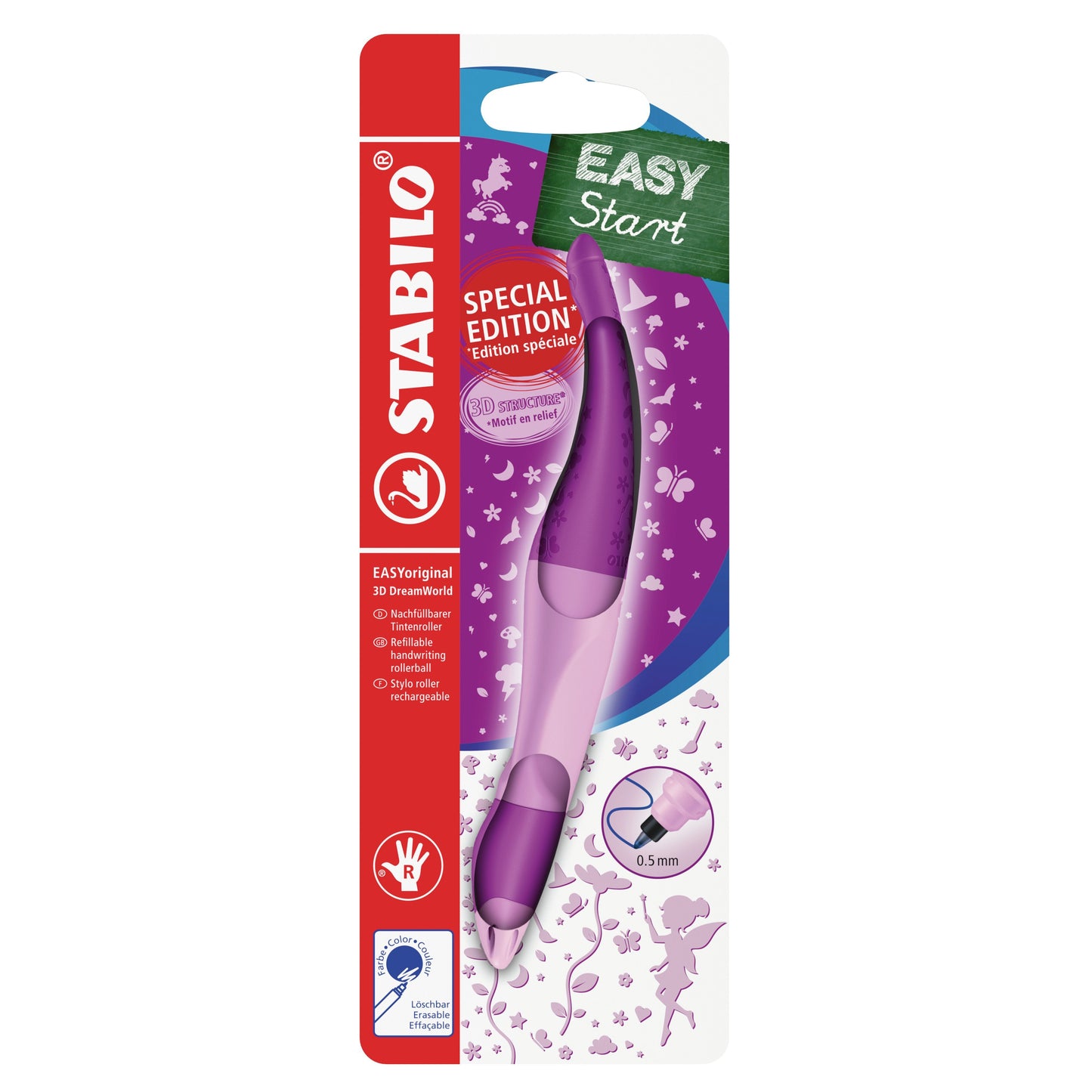 Stabilo -  Rollerpen easyoriginal 3d dreamw rh m rz | 5 stuks