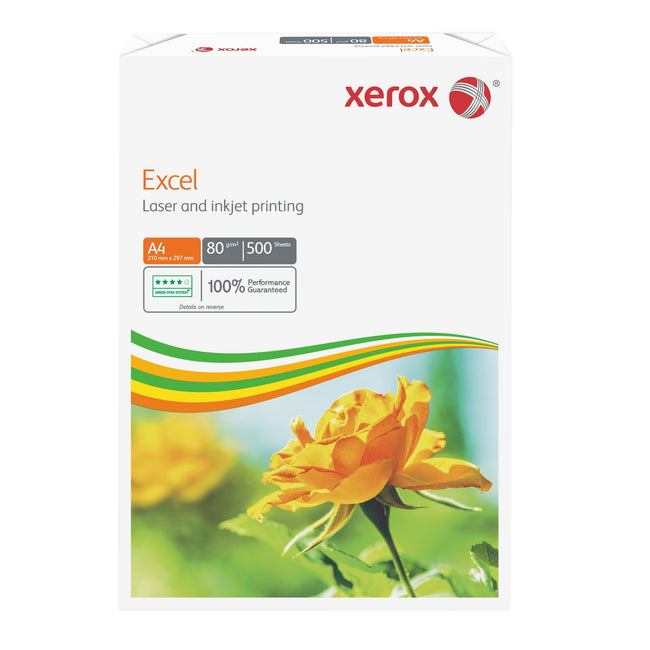 Xerox -  Kopieerpapier excel a4 80gr wit | 5 stuks