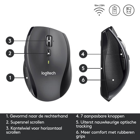 Logitech -  Muis  m705 marathon