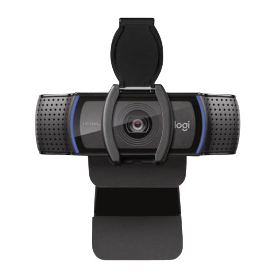 Logitech -  Webcam  c920s hd pro zwart