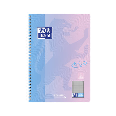 Oxford -  Spiraalblok  touch b5 geruit 5mm160pag as | 6 stuks