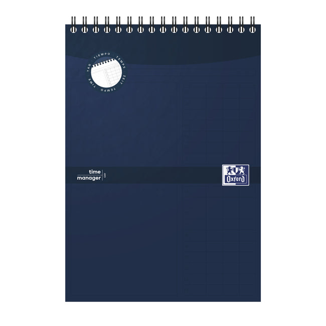 Oxford -  Task manager  dagplanner a5 70 vel blauw