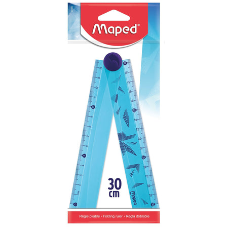 Maped -  Liniaal  arctic vibes 30cm opvouwbaar blauw