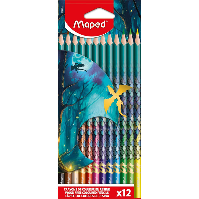 Maped -  Kleurpotlood  dragon set 12 kleuren