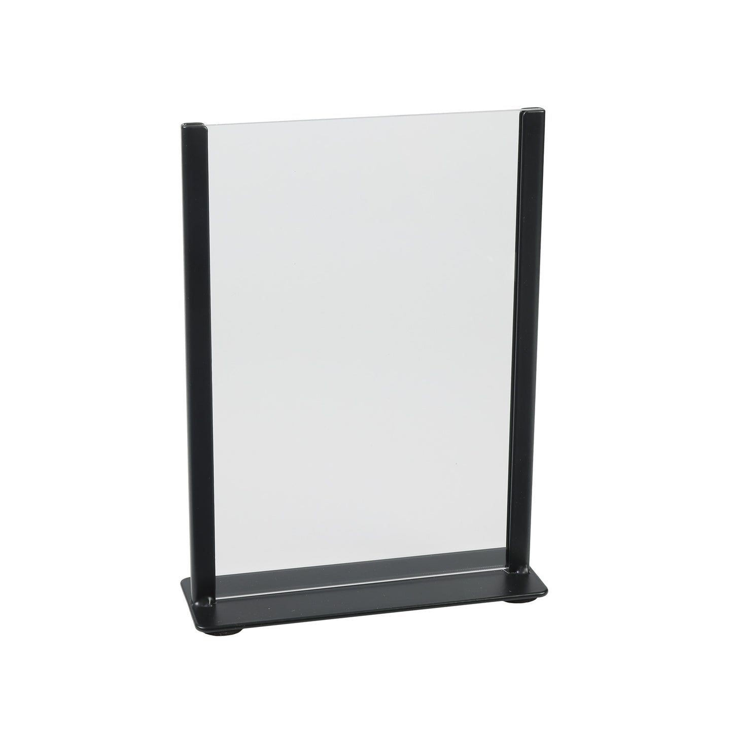 Europel -  Kaarthouder  zwart metaal met acryl bord a5