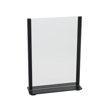 Europel -  Kaarthouder  zwart metaal met acryl bord a5
