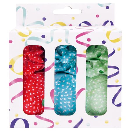 IG design -  Cadeauversierset 3 rollen lint en 9 strikken ass