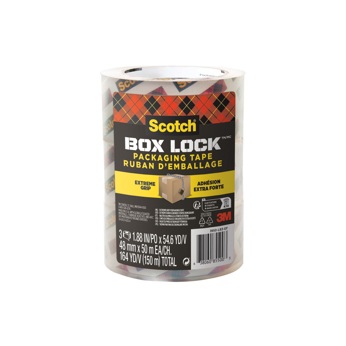 Scotch -  Verpakkingse box lock 3950-ef 3 stuk