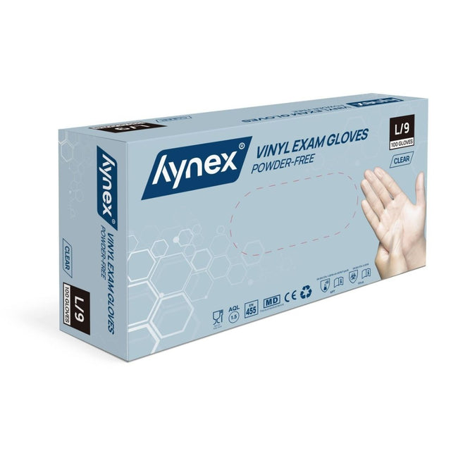 Hynex -  Handschoen  vinyl l tr 4.5gr 100 stuks