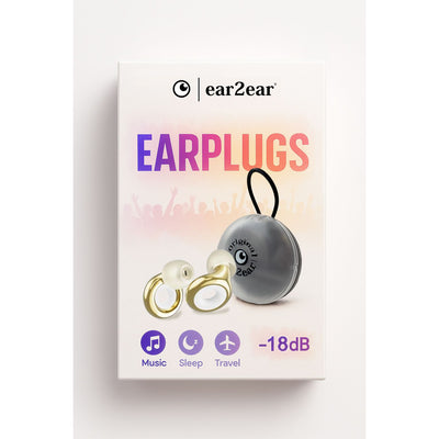 Ear2ear -  Earplug  18db goud