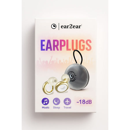 Ear2ear -  Earplug  18db goud