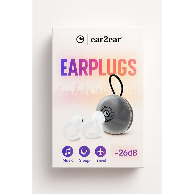 Ear2ear -  Earplug  26db transparant