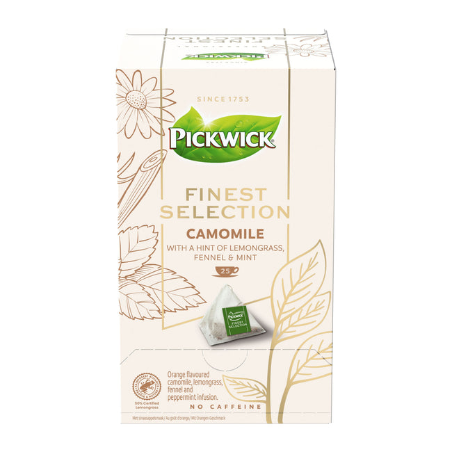 Pickwick -  Thee  finest selection camomile 25x2gr | 4 stuks