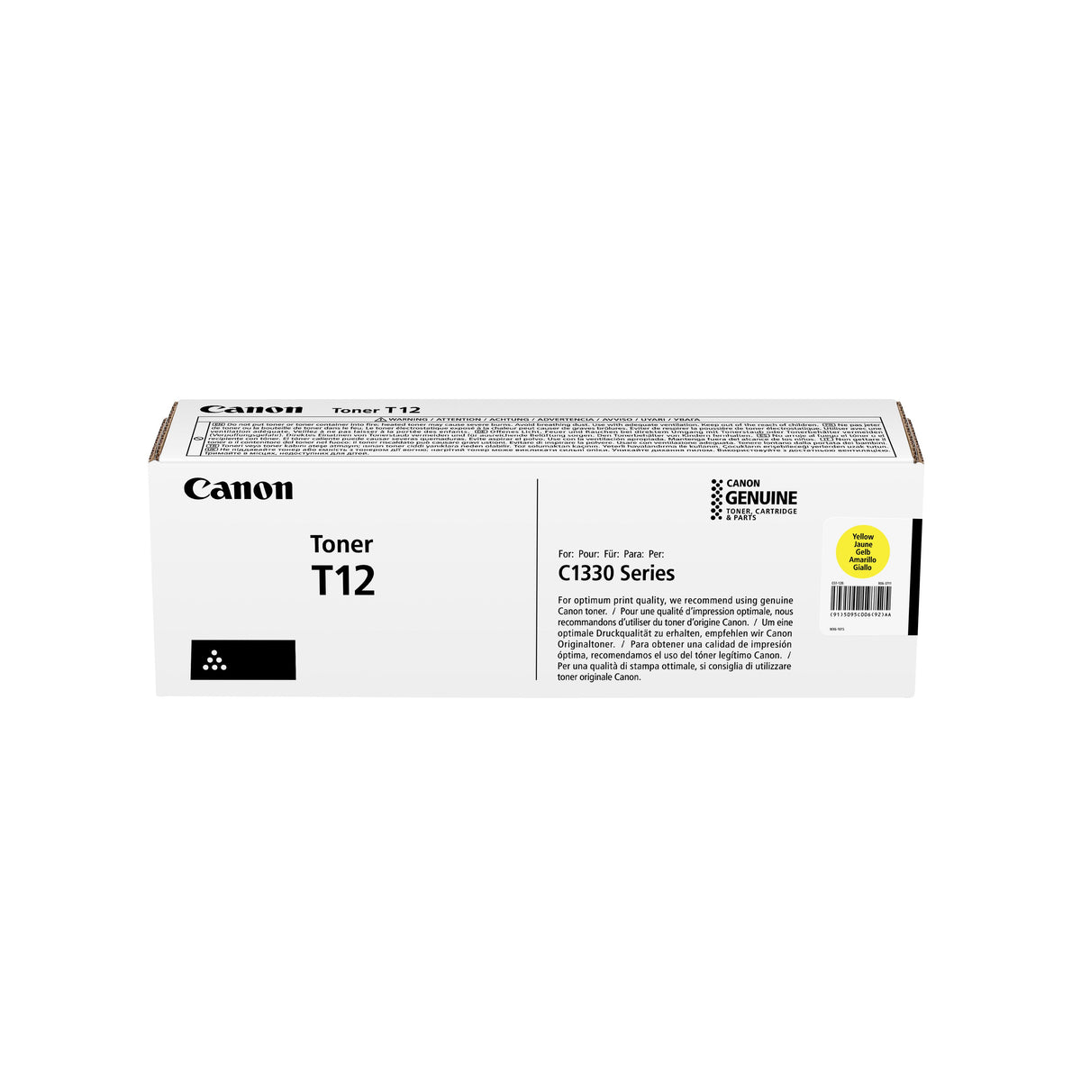 Canon -  Tonercartridge  t12 geel