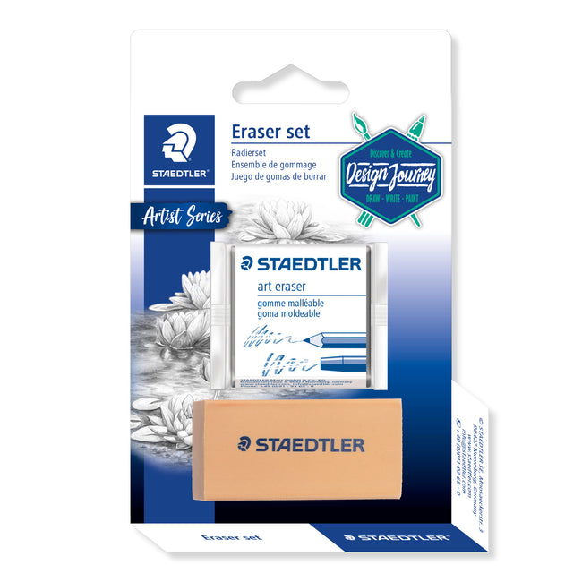 Staedtler - Set mit 2 Radiergummis, im Blister