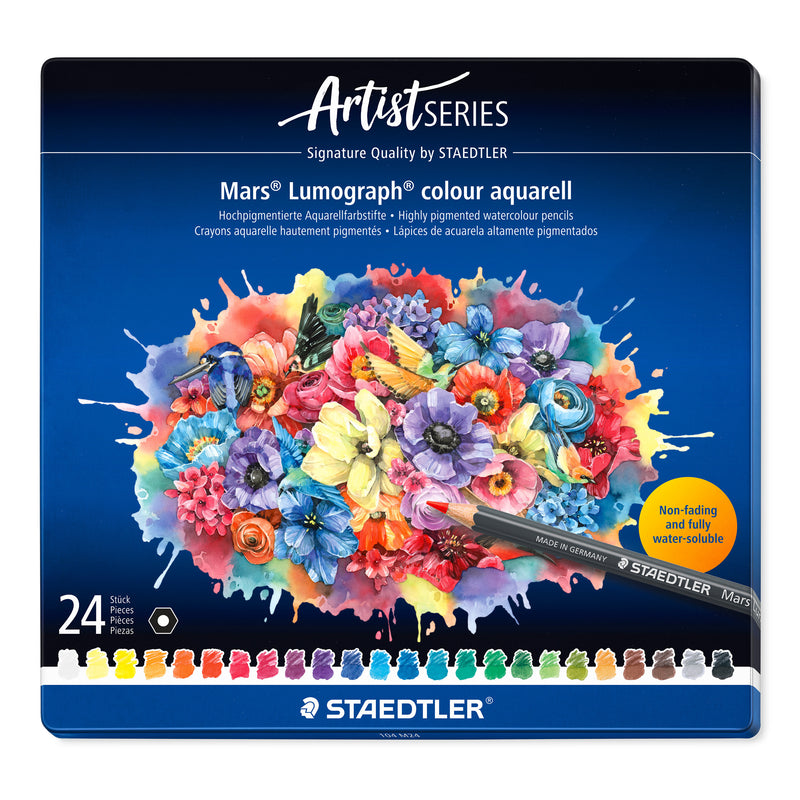 Staedtler -  Aquarelpotlood mars lumograph 24 kleuren
