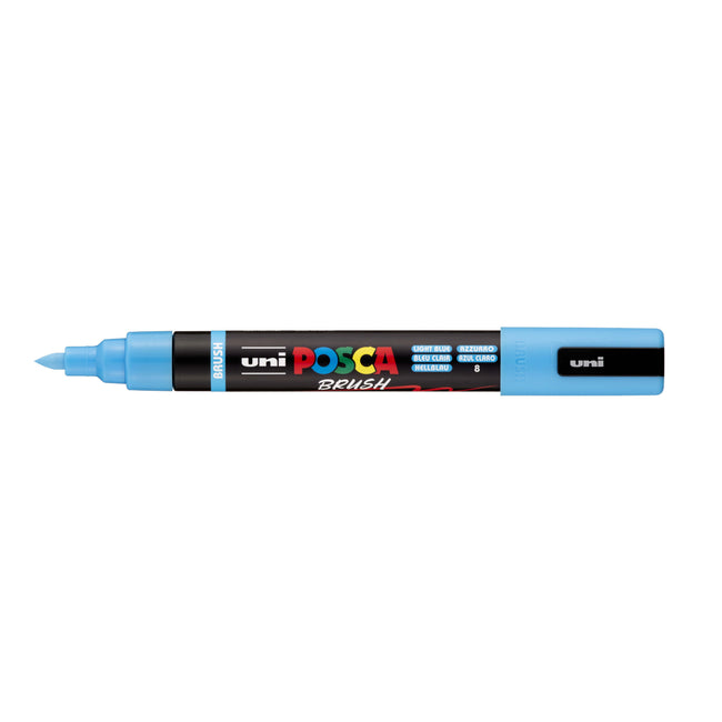 Posca -  Paintmarker uni  pc-5br brushpunt m lichtbl