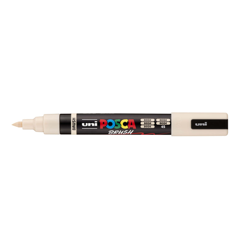 Posca -  Paintmarker uni  pc-5br brushpunt m beige | 6 stuks