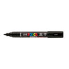 Posca -  Paintmarker uni  pc-5br brushpunt m zwart | 6 stuks