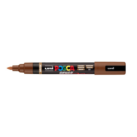 Posca -  Paintmarker uni  pc-5br brushpunt m bruin
