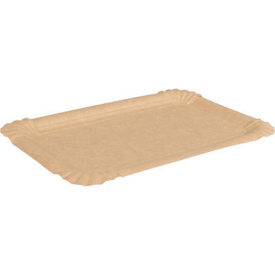Klika -  Schaal | karton | rechthoekig | 200x130x9mm | bruin | 1400 stuks