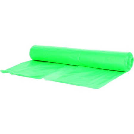 Powersterko - Abfallbeutel HDPE T23 58x100cm 70L grüne Rolle mit 25 Stück
