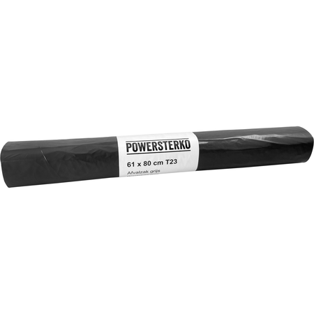 PowerSterko - Abfallbeutel | HDPE | 61x80cm | T23 | grau | 500 Stück