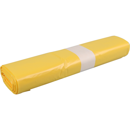 PowerSterko -  Afvalzak | HDPE | 80x110cm | T25 | geel | 300 stuks