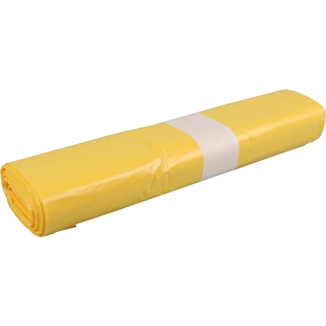 PowerSterko -  Afvalzak | HDPE | 80x110cm | T25 | geel | 300 stuks