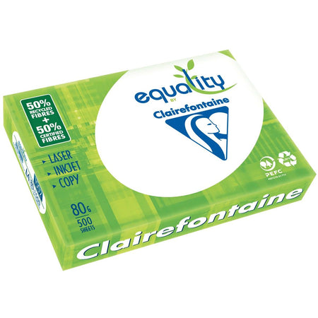 Clairefontaine – Equality-Druckpapier ft A4, 80 g, Packung mit 500 Blatt