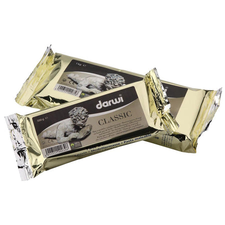 Darwi - Modellierpaste Classic, Packung à 1 kg, weiß
