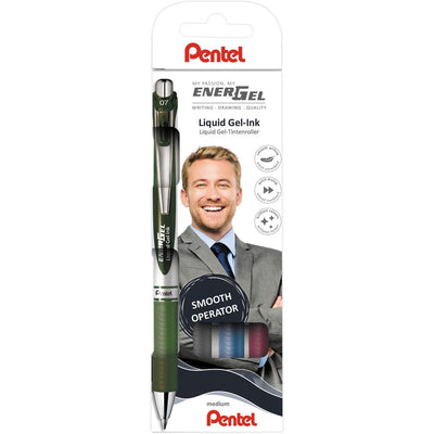 Pentel - Tintenroller Energel RT BL77, Etui mit 4 Stück, sortiert