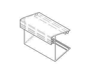 Klika - SuperGrip Regal Schilderhalter 38mm breit 3 Stück
