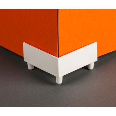 Klika - Displaysockel Kunststoff weiß 3 Stück