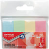 OFFICE products -   index, 20 x 50 mm, ophangzakje van 4 x 40 tabs, geassorteerde pastelkleuren