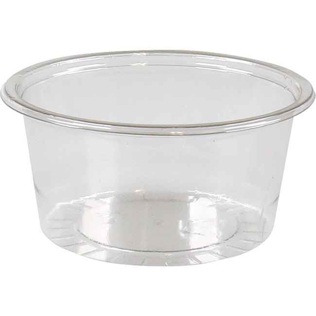 Klika - Tasse | recyceltes PET | 100ml | Ø 75mm | transparent | 1000 Stück