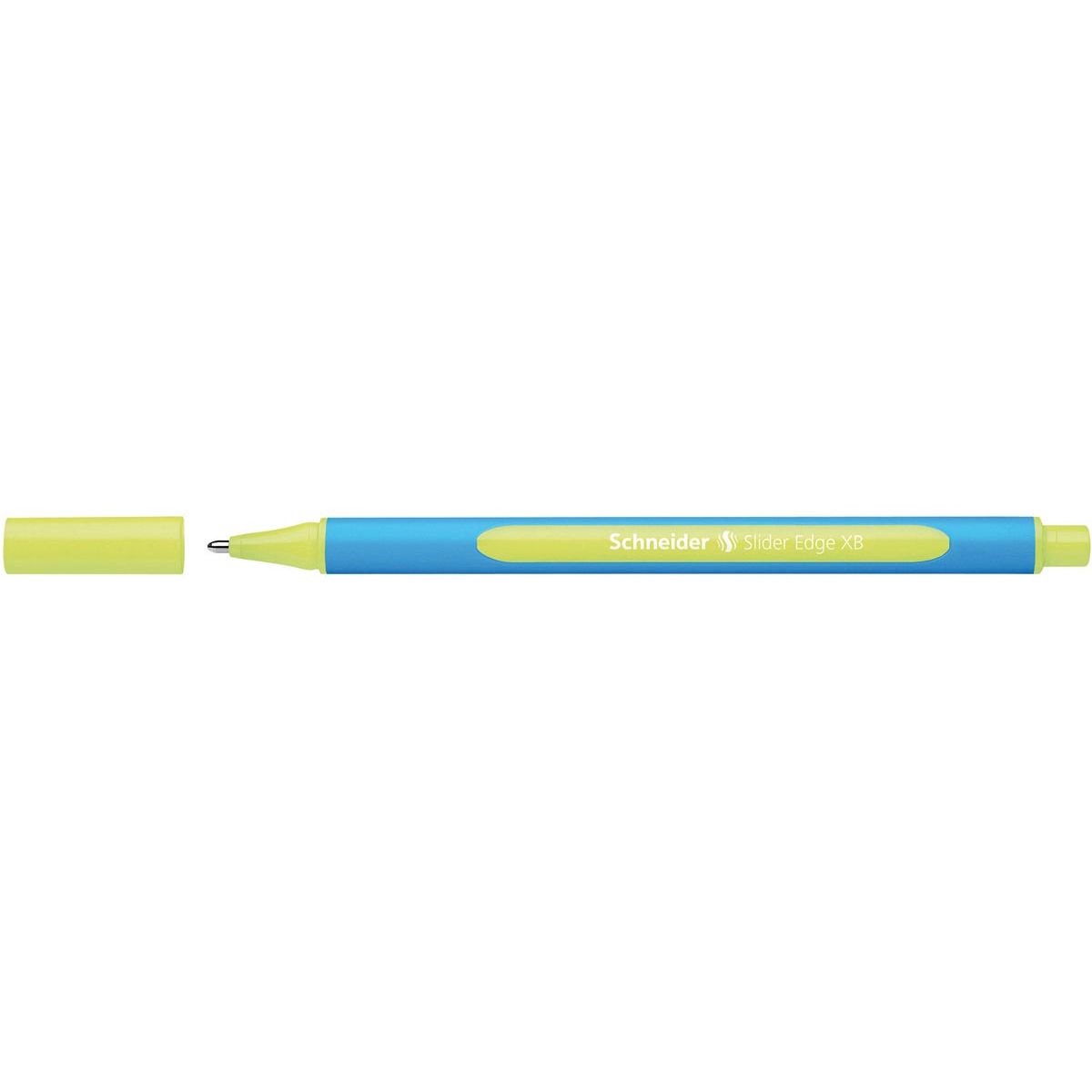 Schneider - Kugelschreiber Slider Edge, extra breit, gelb