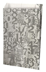 Timmers - Geschenktüten 16x8x27cm 250 Weißstücke mit silbernen Figuren