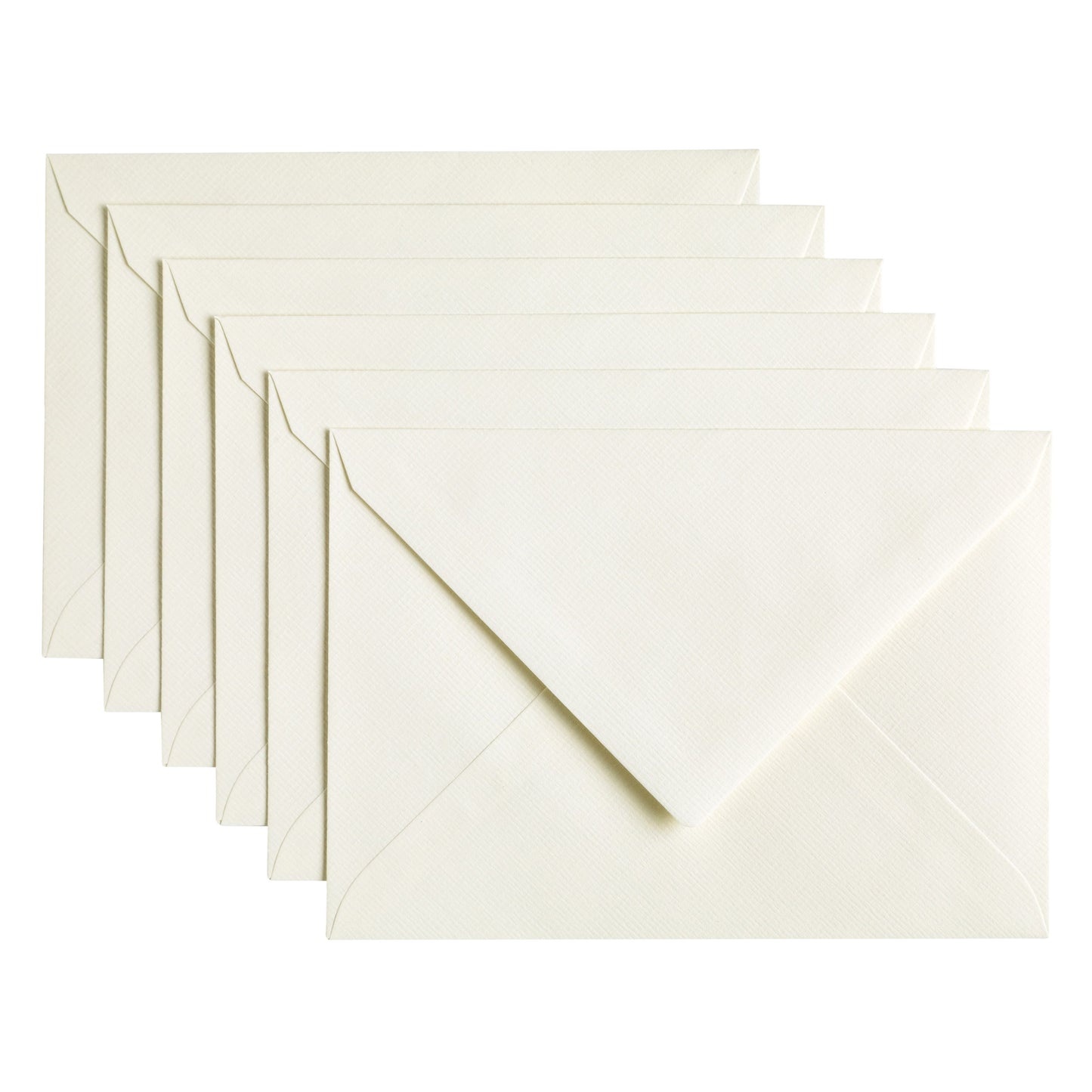 Papicolor - Briefumschlag C6 114x162mm nelkenweiß Packung mit 6 Stück