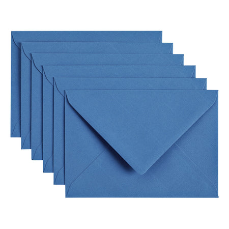 Papicolor - Briefumschlag C6 114x162mm dunkelblau Packung mit 6 Stück