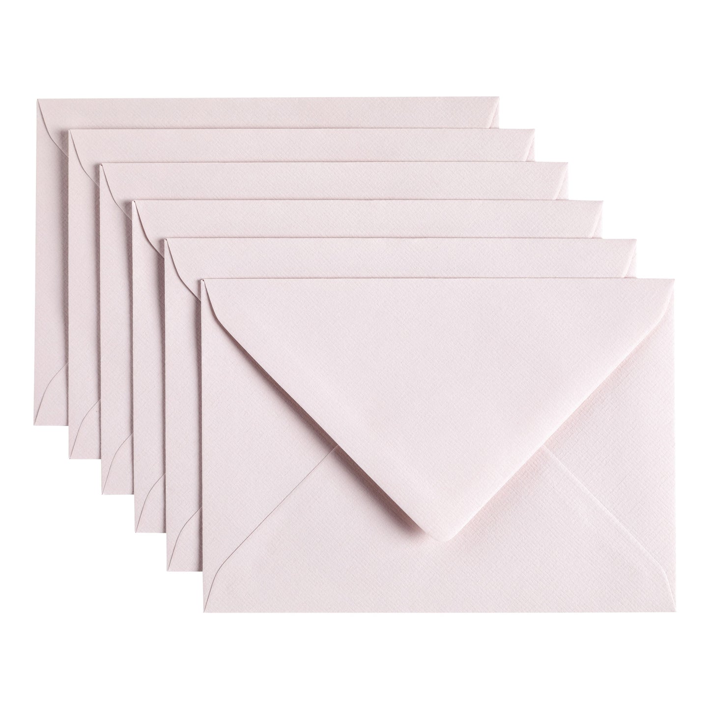 Papicolor - Briefumschlag C6 114x162mm hellrosa Packung mit 6 Stück