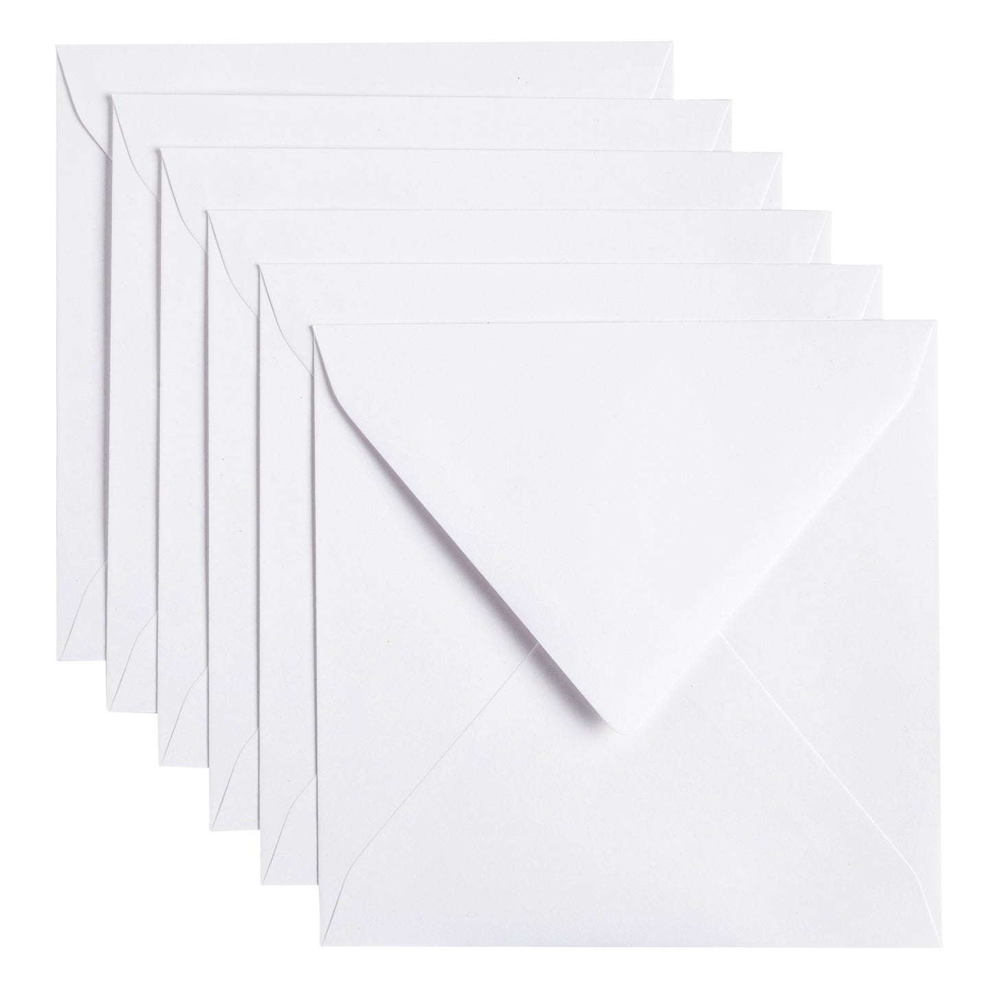 Papicolor - Umschlag 140x140mm kraftweiß Packung mit 6 Stück